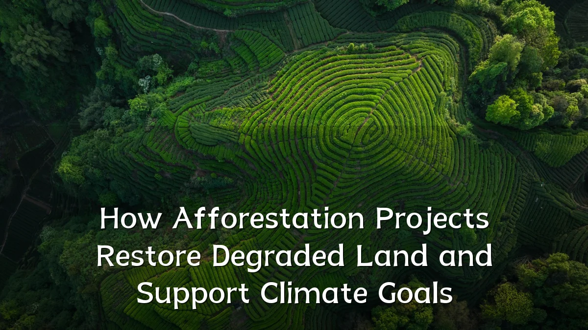 How Afforestation Projects Restore Degraded Land and Support Climate Goals