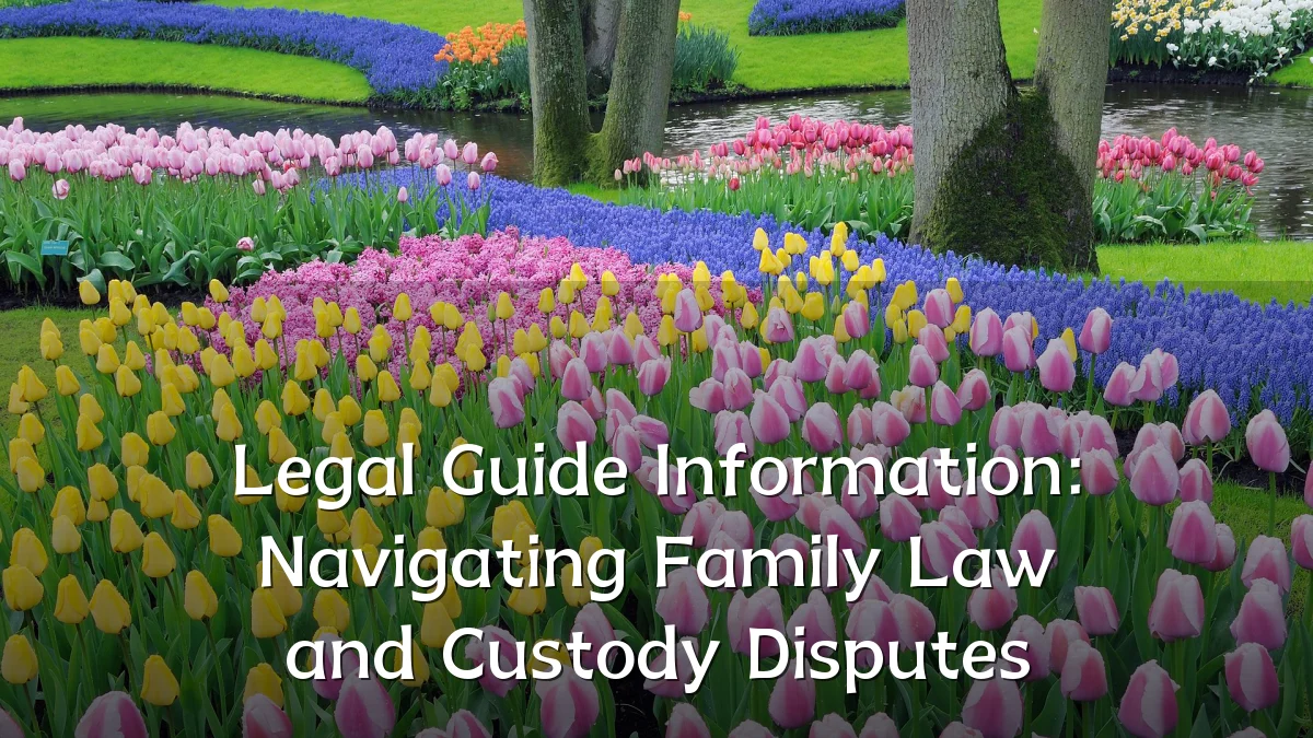 Legal Guide Information: Navigating Family Law and Custody Disputes