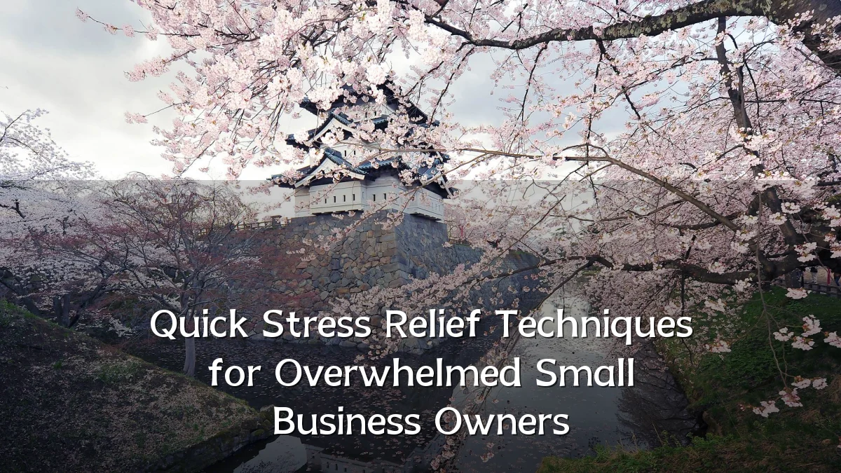 Quick Stress Relief Techniques for Overwhelmed Small Business Owners