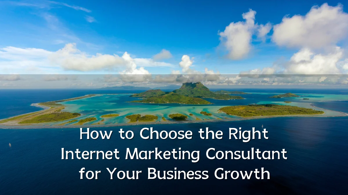 How to Choose the Right Internet Marketing Consultant for Your Business Growth